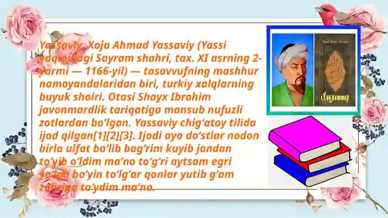 O'zbek adabiyoti fanidan 3