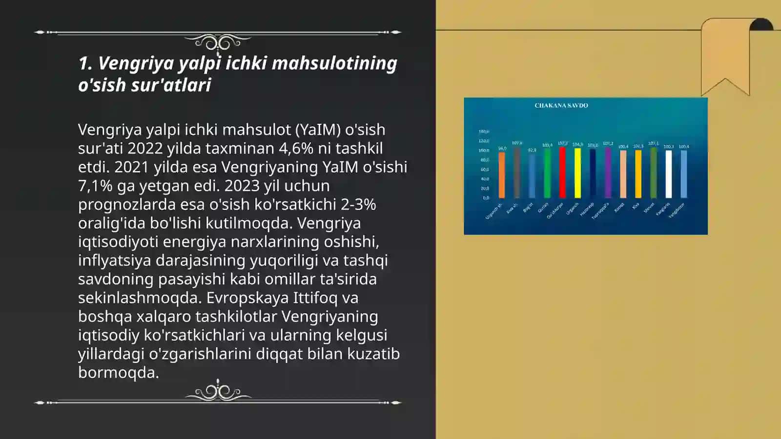 Vengriya yalpi ichki mahsuloti,eksport-import, maxsus iqtisodiy zona 3