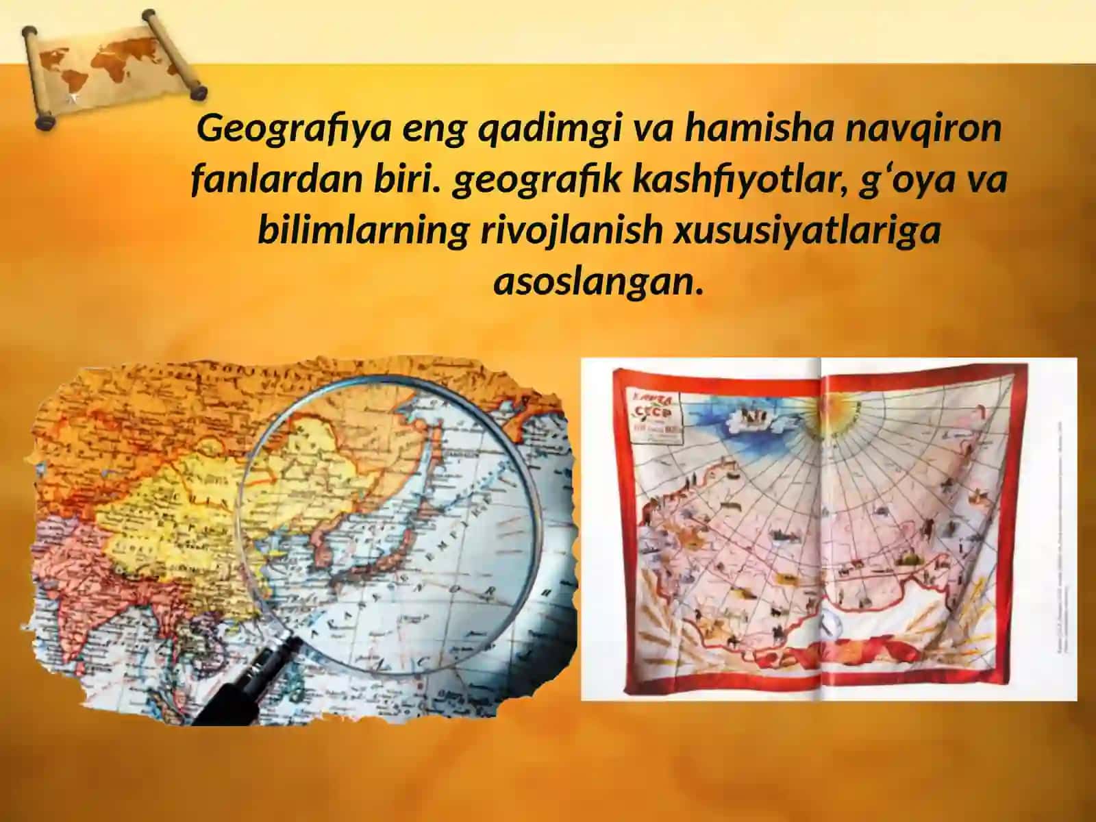 Geografiyafanining tarixi va hozirgi davrda girivojlanishi 3