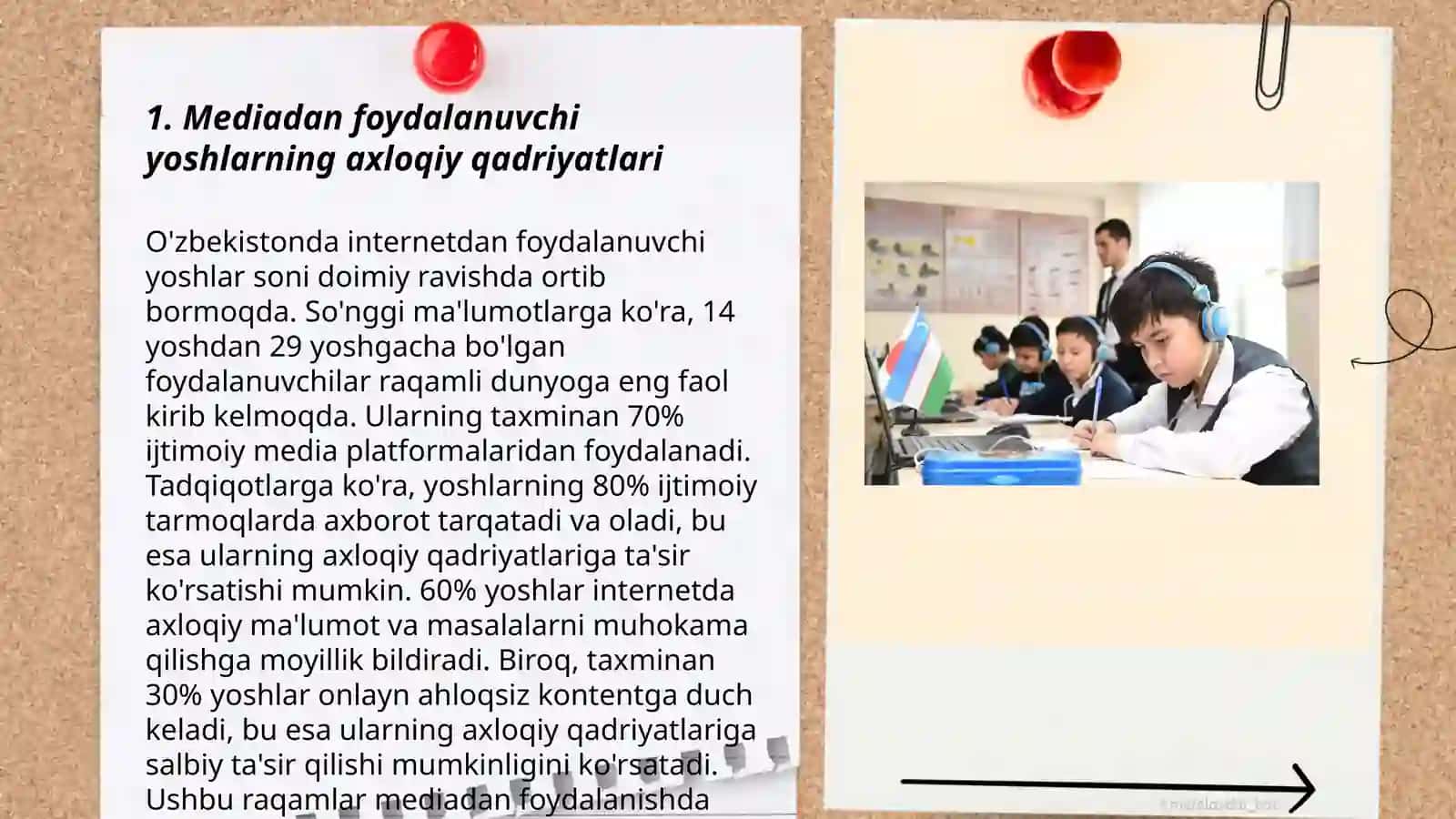 Mediadan foydalanuvchi yoshlar tavsifi Qodirova Diyora 3