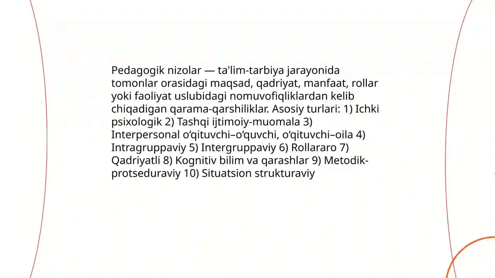 PEDAGOGIK NIZOLAR VA ULARNI BARTARAF ETISH TEXNOLOGIYASI 3