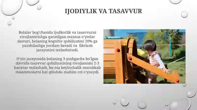 Bolaning rivojlanishi uchun maxsus o'yinlar 3