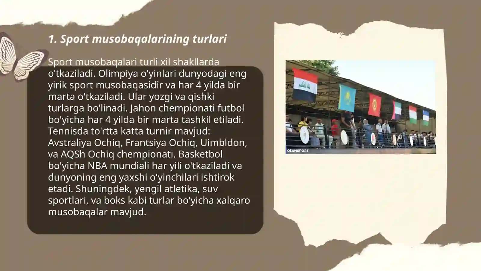 Sport Musobaqa Tizimi va Sportda Musobaqa Faoliyatining O'ziga Xos Tasnifi 3