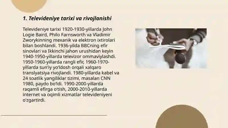 Televideniye tarixi va rivojlanishi 3