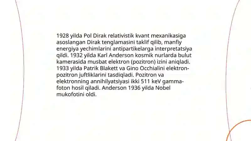 Elementar zarrachalar tushunchasi va ularning o‘rganilish tarixi 3