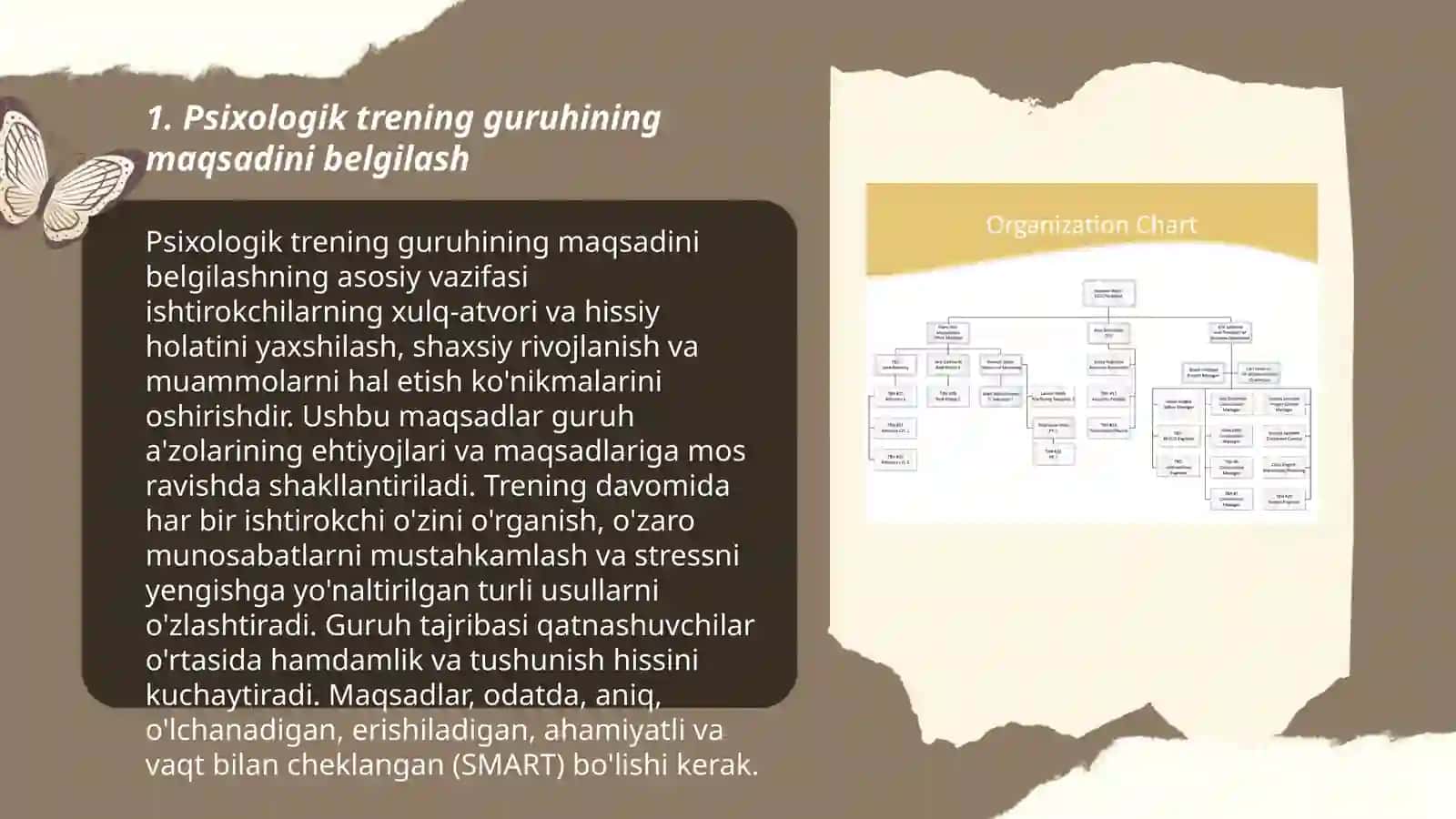 Psixologik trening guruhini yigʻish yoki tashkil etish bosqichi 3