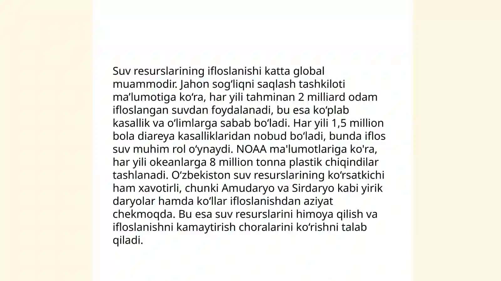 Dehqonobod tumanidagi ekologik muammolar va ularning yechimlari 3