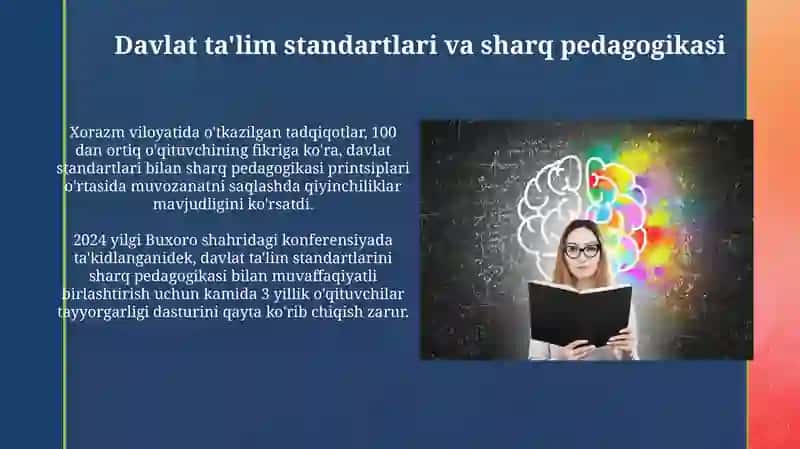 Davlat ta'lim standartlari va sharq pedagogikasi 3