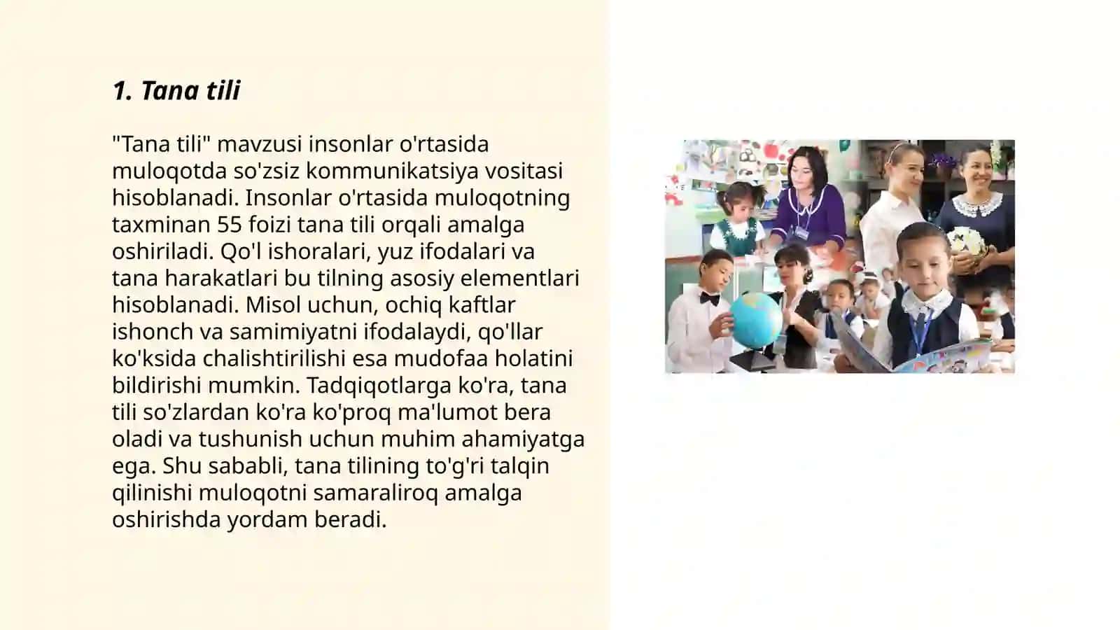 noverbal muloqot. muloqotni boyituvchi omillar 3