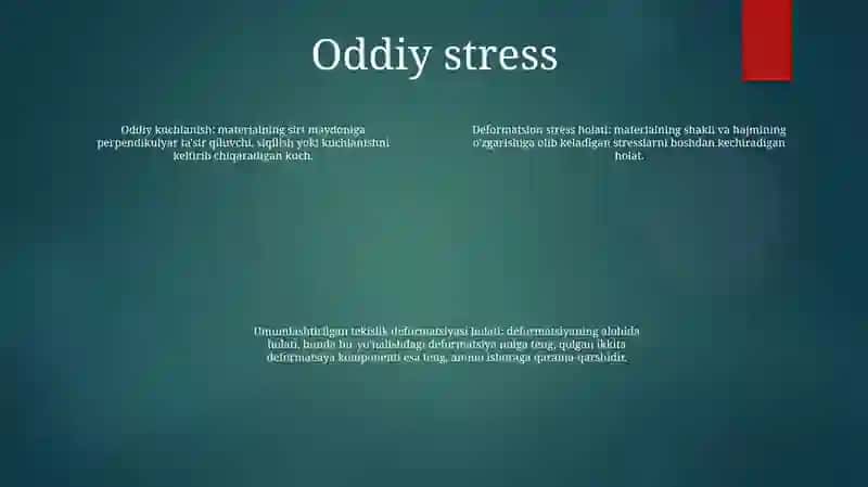 Cauchy Stress Tensor 3