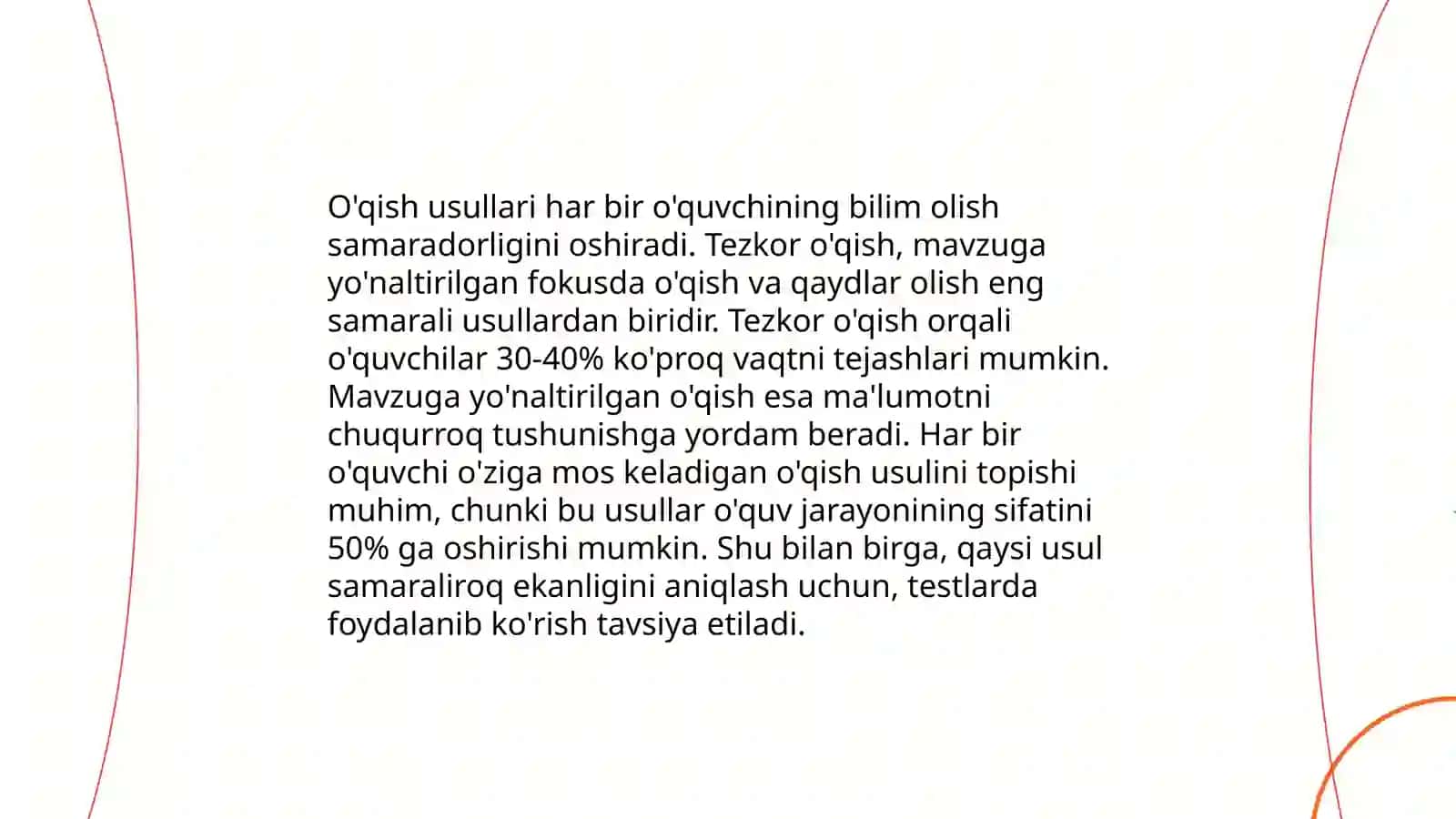 O'qish usullari 3