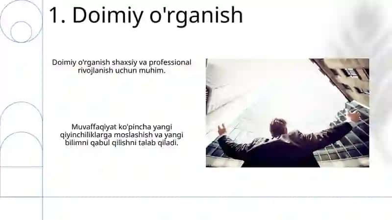 Muvaffaqiyatga erishish 3