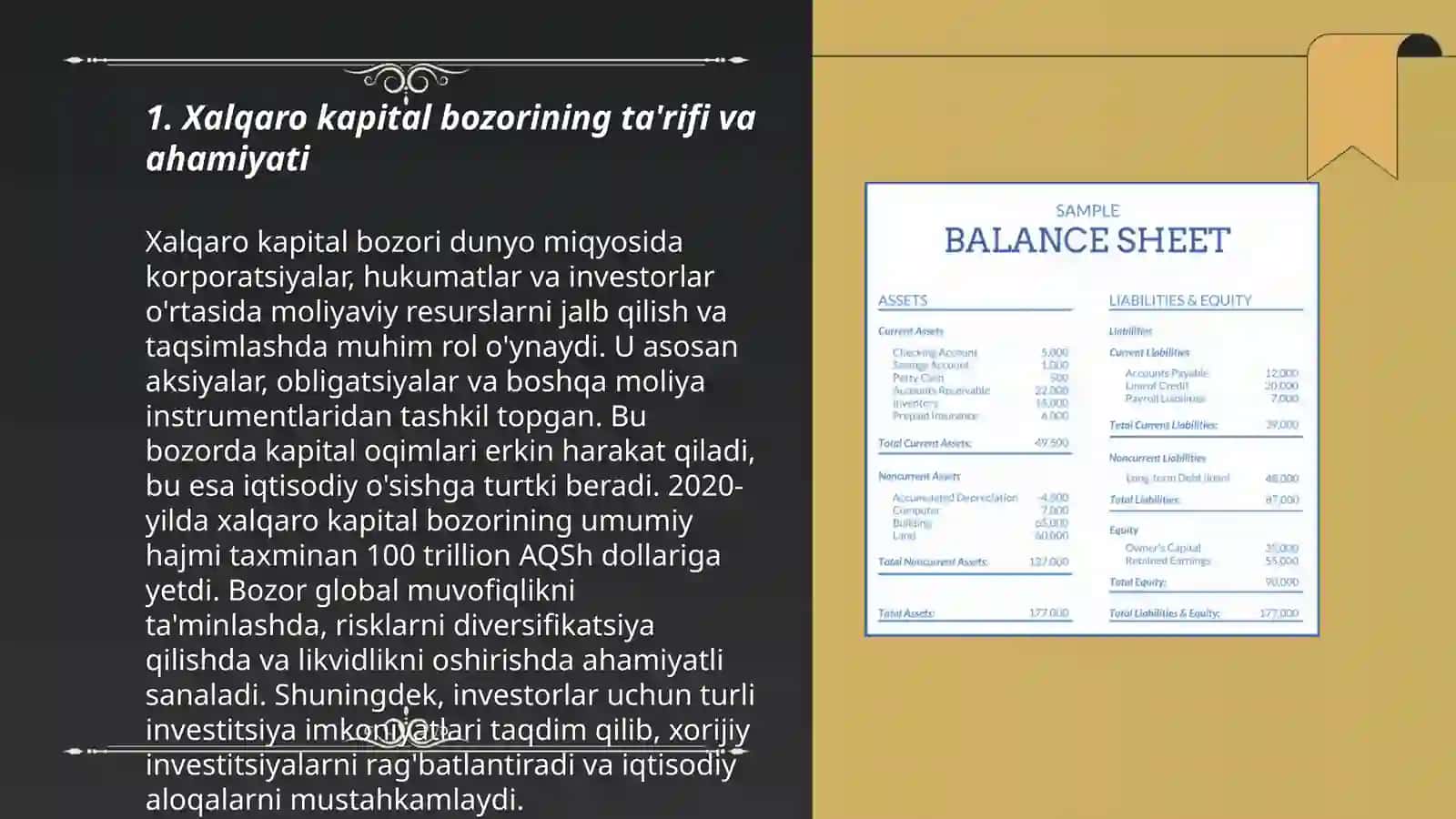 Xalqaro kapital bozori va uning rivojlanishi 3
