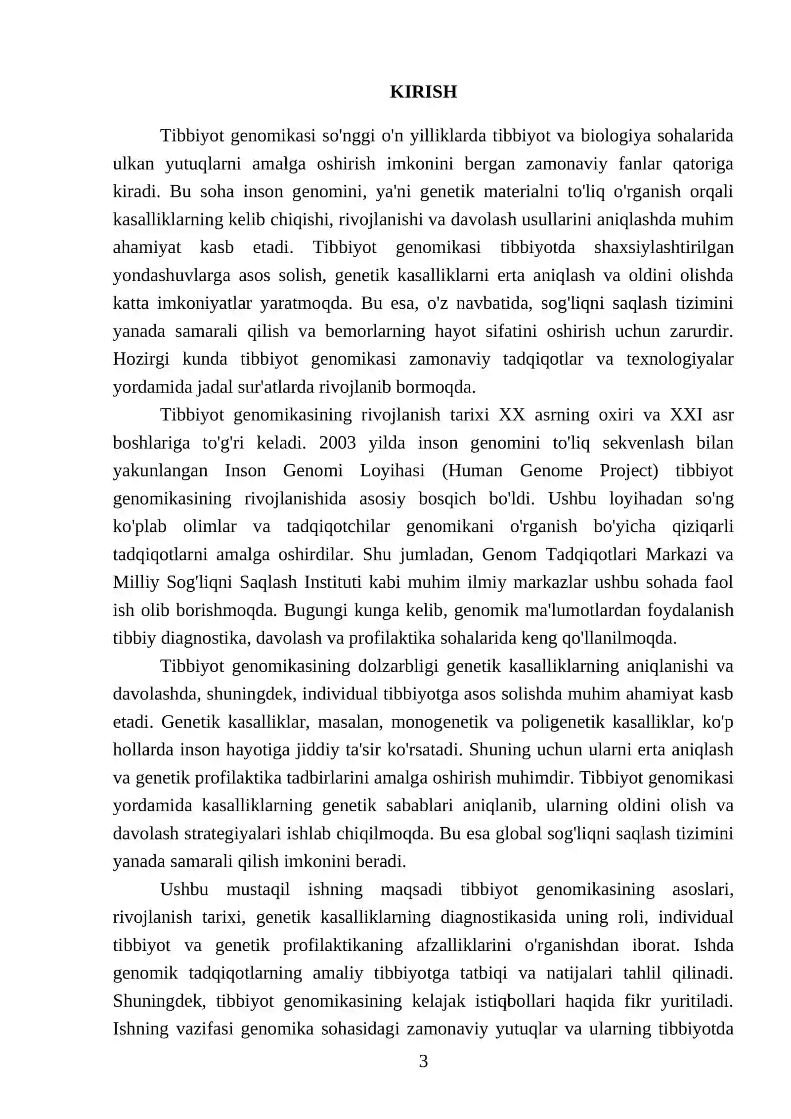 Tibbiyot genomikasi 3