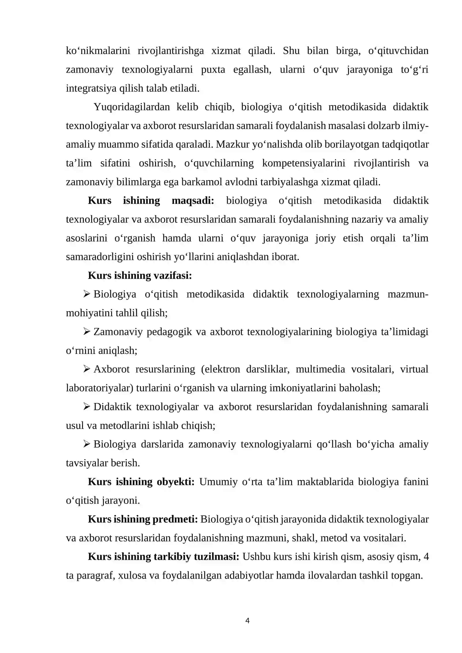 Biologiya o‘qitish metodikasida dedaktik texnologiyalar va axborot resurslaridan foydalanish 3