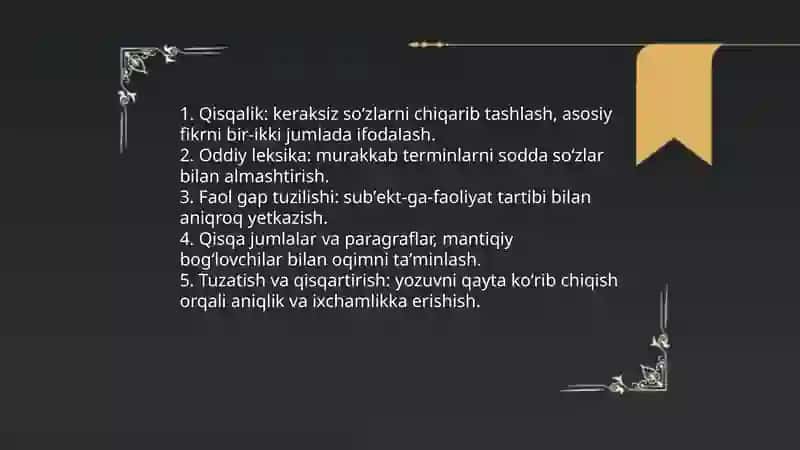 Fikrni ogʻzaki va yozma bayon etish 3