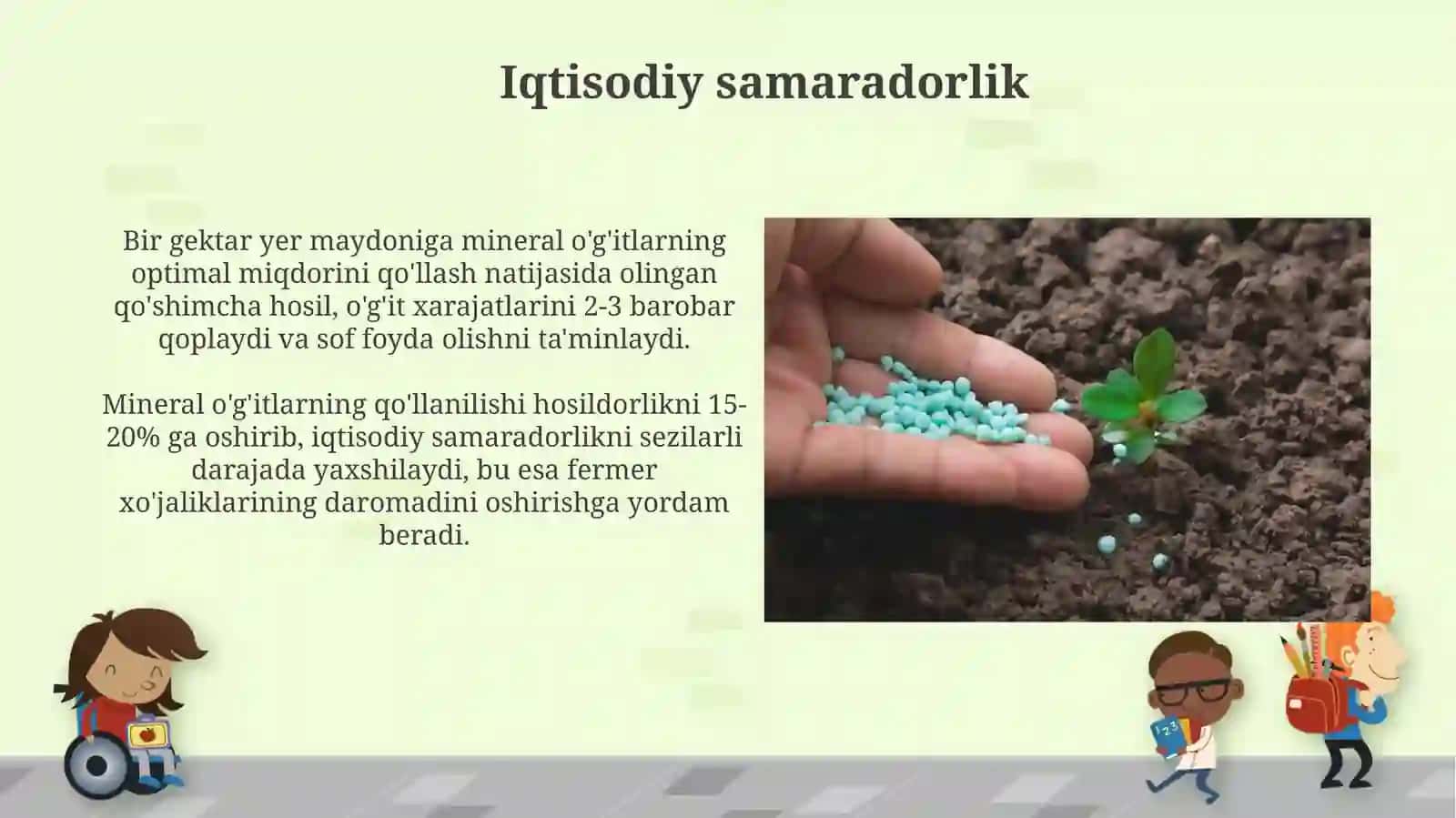 Mineral O'g'itlarning Qishloq xo'jaligidagi ahamiyati 3