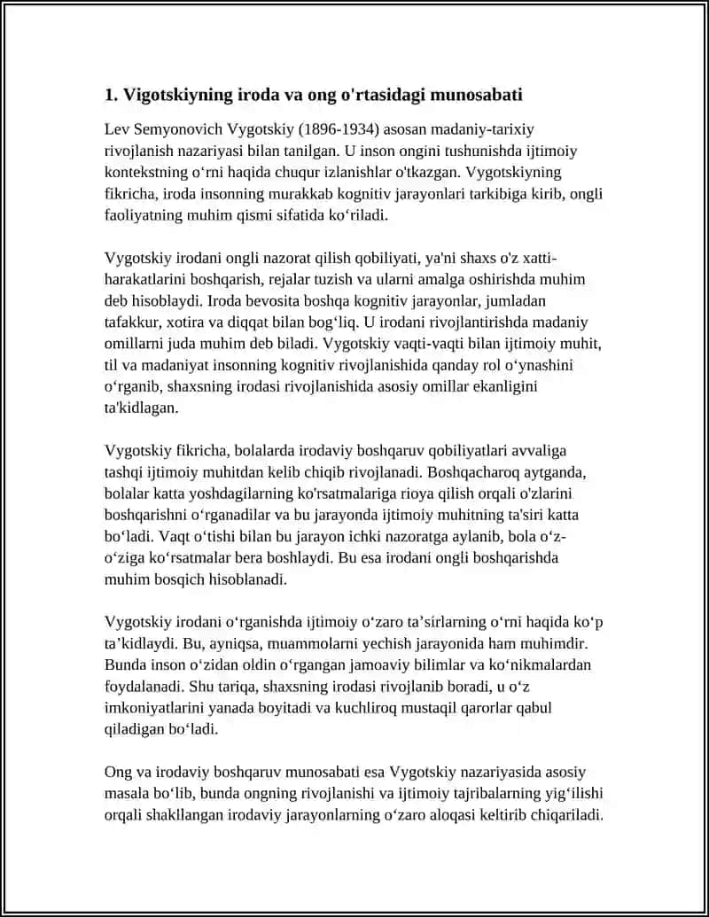 VIGOTSKIY VA FRANKL NAZARIYALARIDA IRODA 3