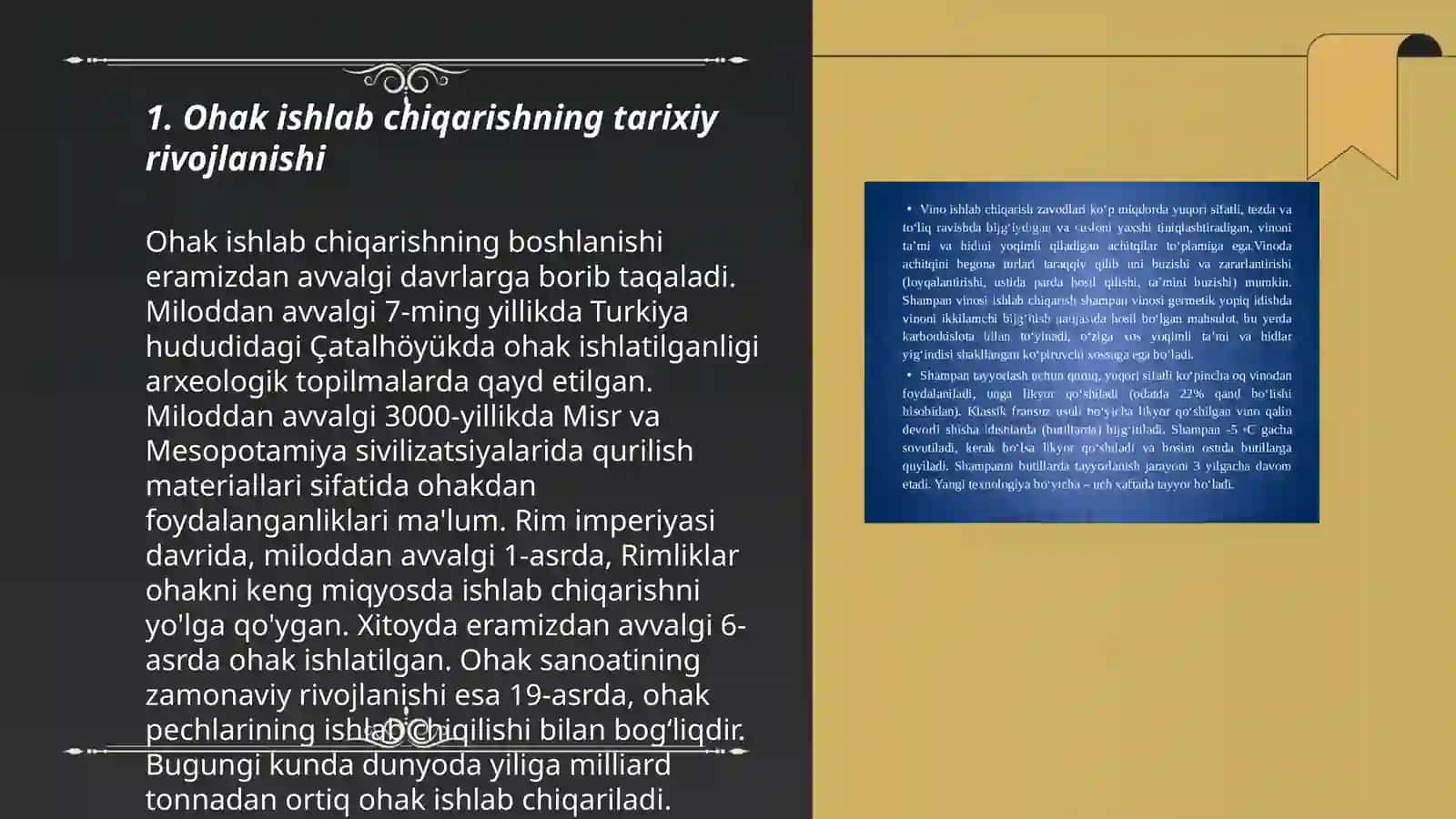 Sanoat asosida ohak ishlab chiqarish texnologik jarayonlari va jihozlari 3