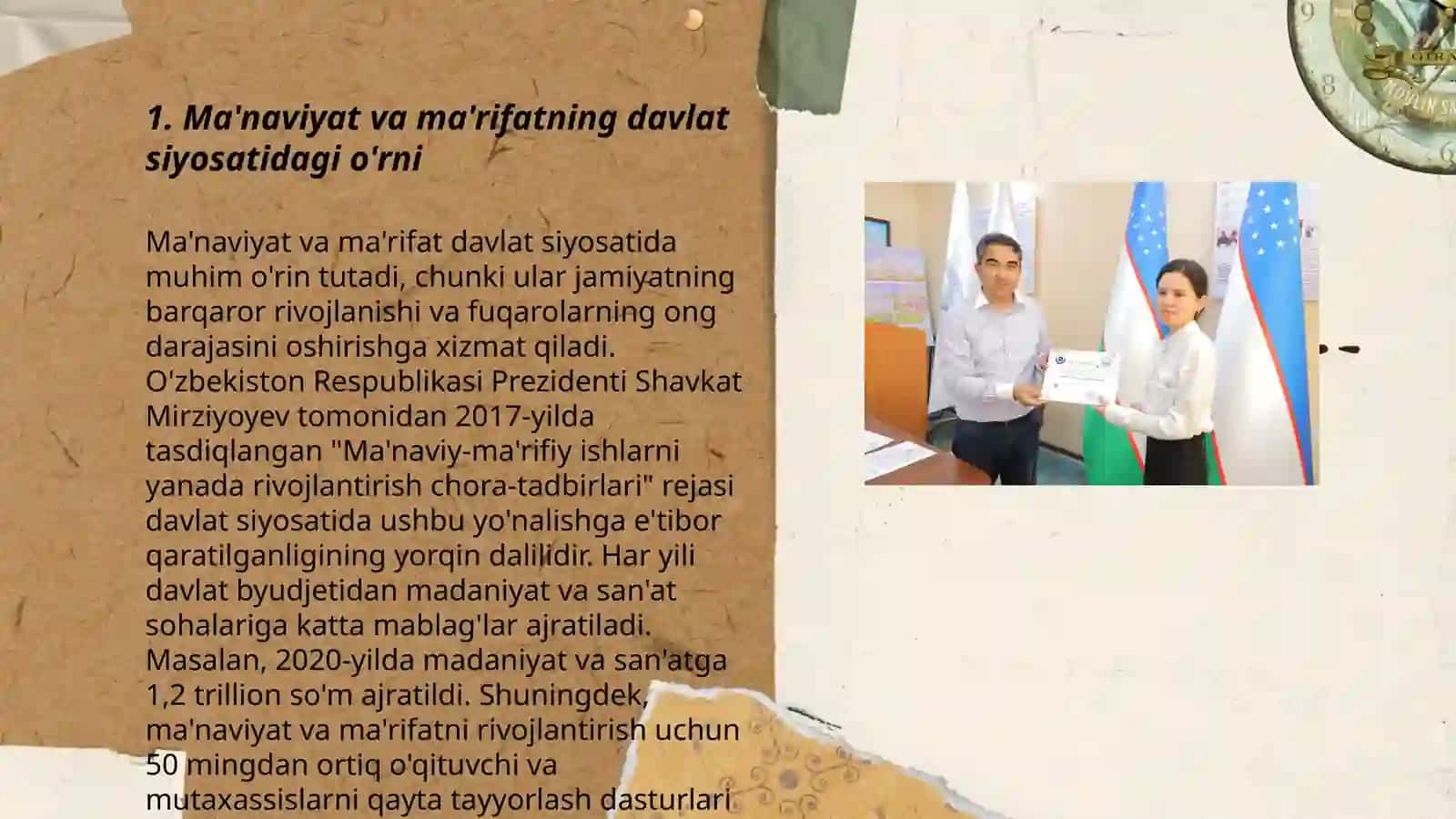 Ma'naviyat va Ma'rifatning Davlat Siyosatidagi O'rni 3