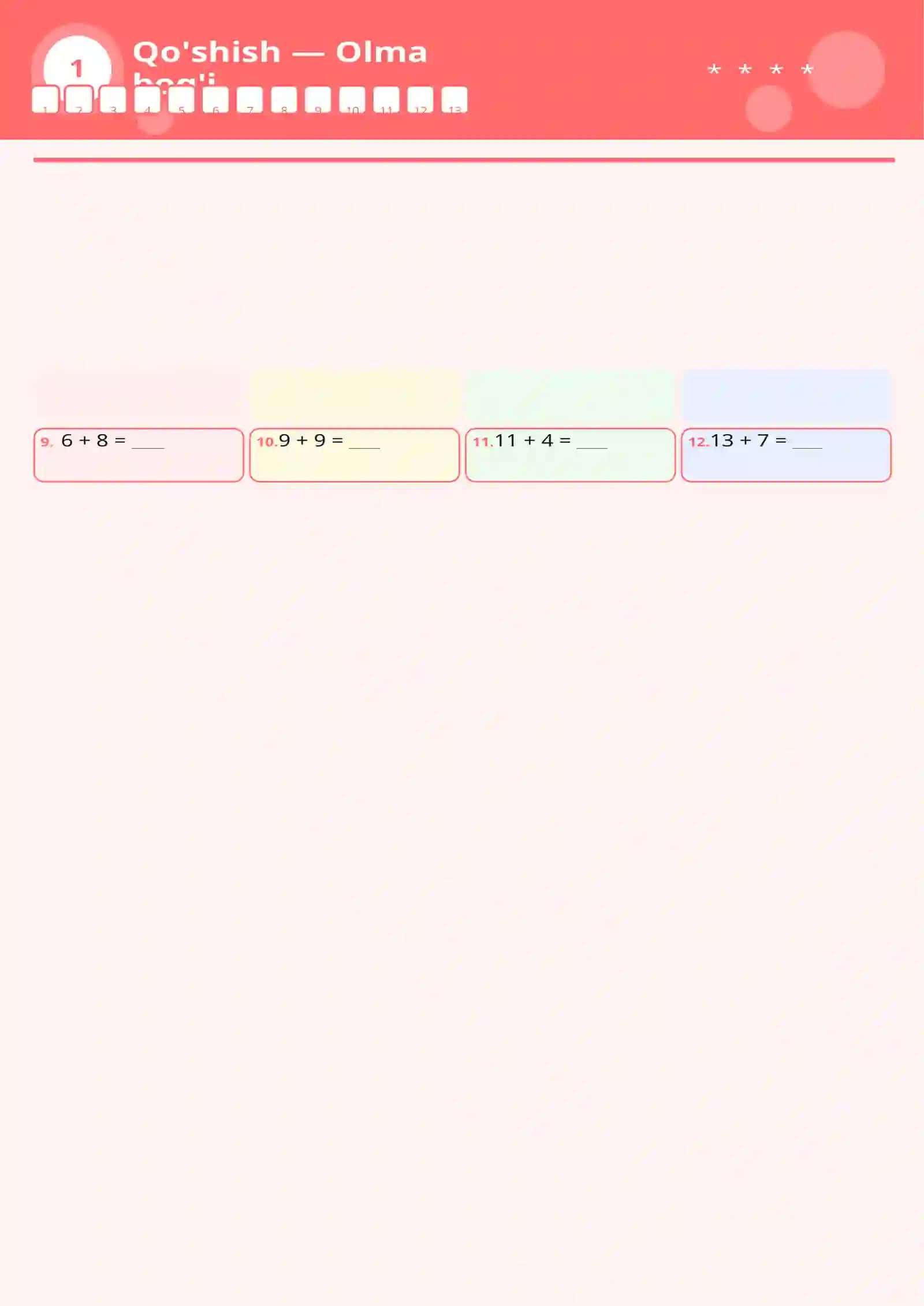 Matematika Daftar misollar 3