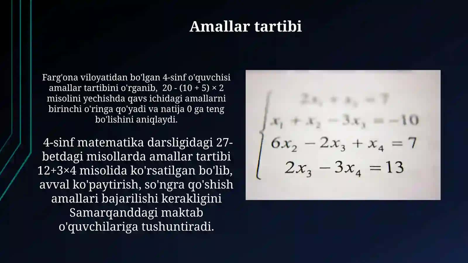 4-sinf matematika darsligi misol va masalalari 3