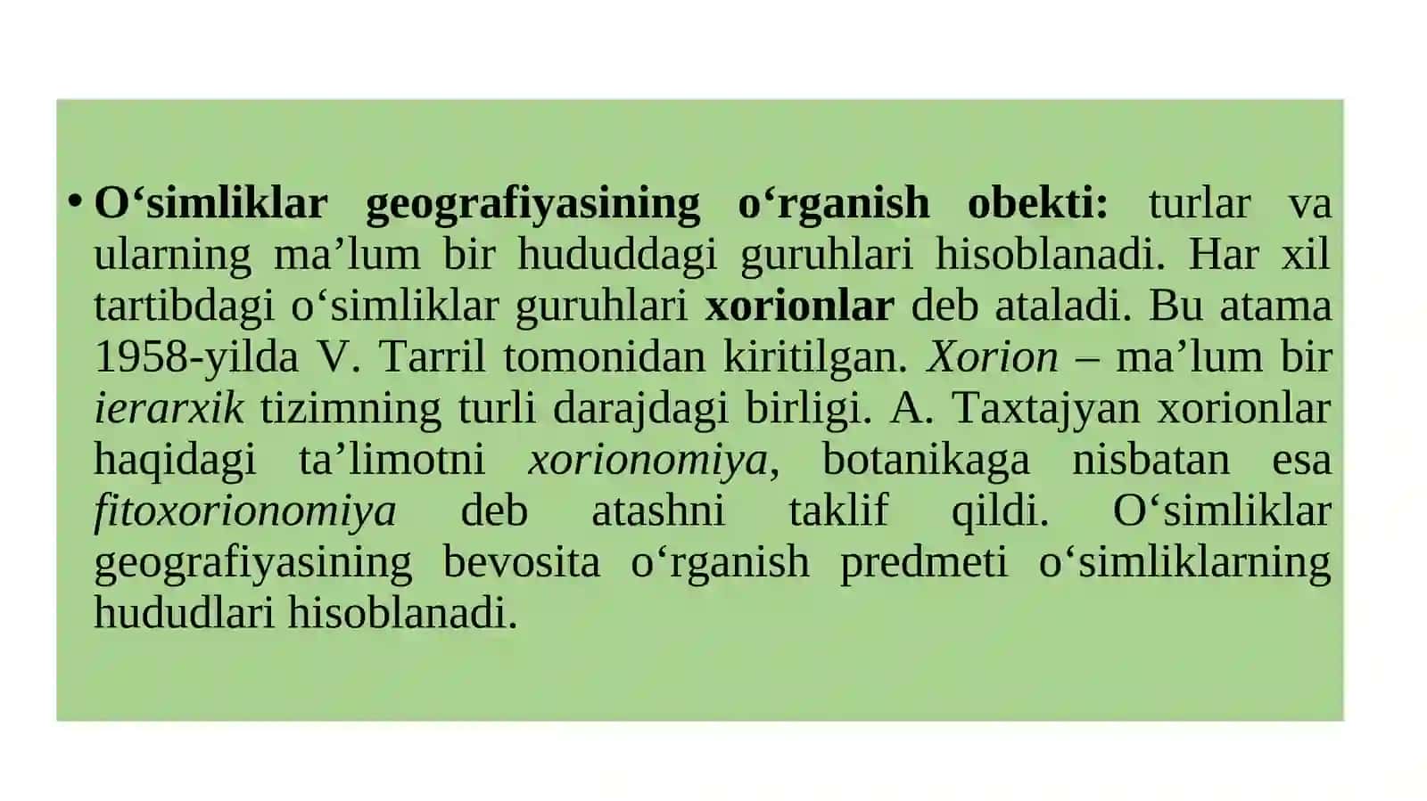 O‘simliklar geografiyasi 3