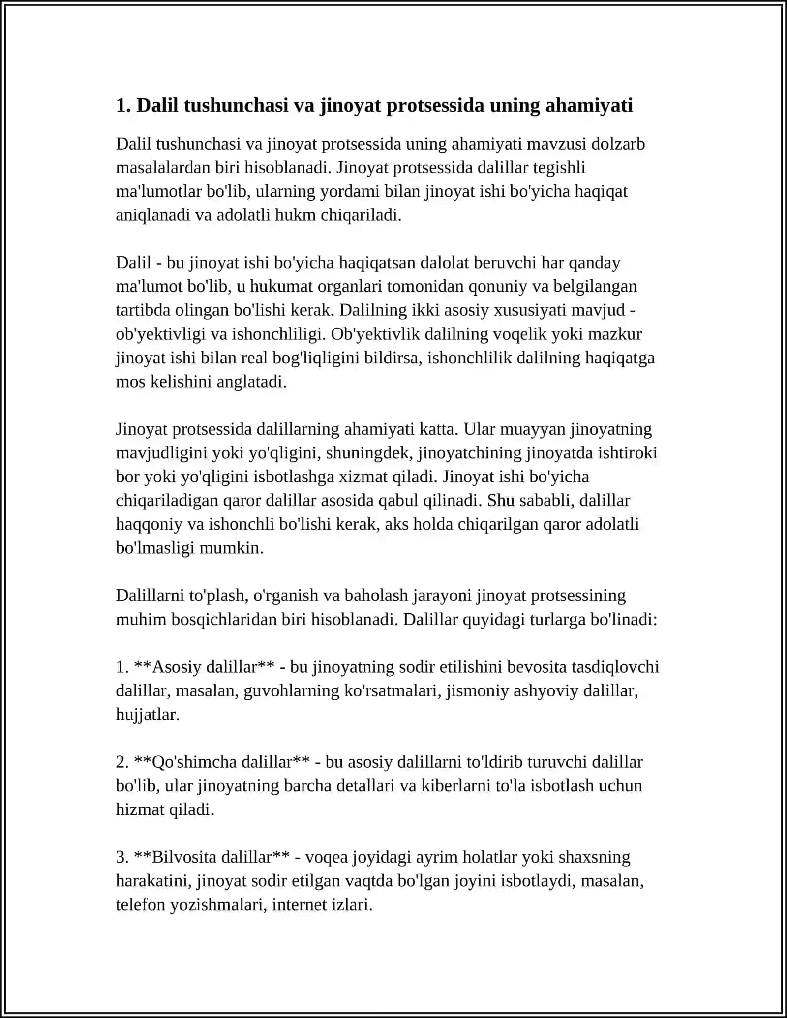 JINOYAT PROTSESSIDA DALILLAR VA ISBOT QILISH 3