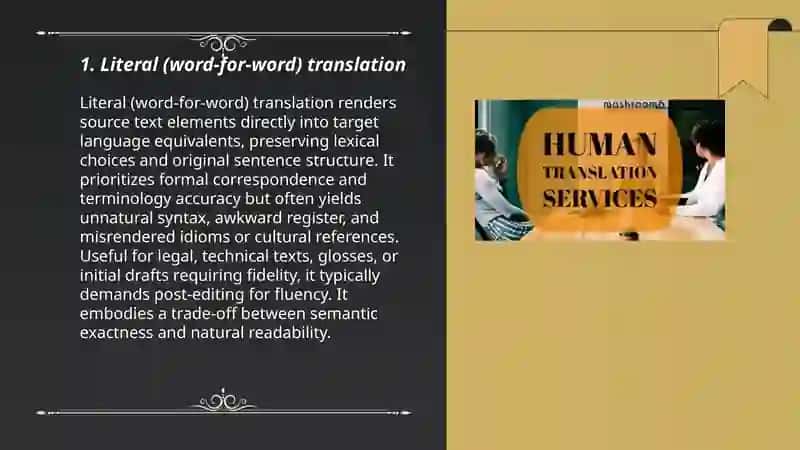 Types of translation 3