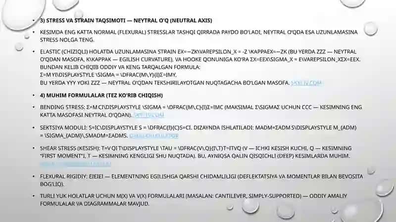 Egiluvchi elementlar 3