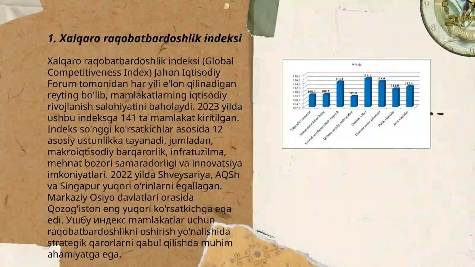 Xalqaro reyting va indekslardagi oʻrni va nufuzini ortib borishi 3
