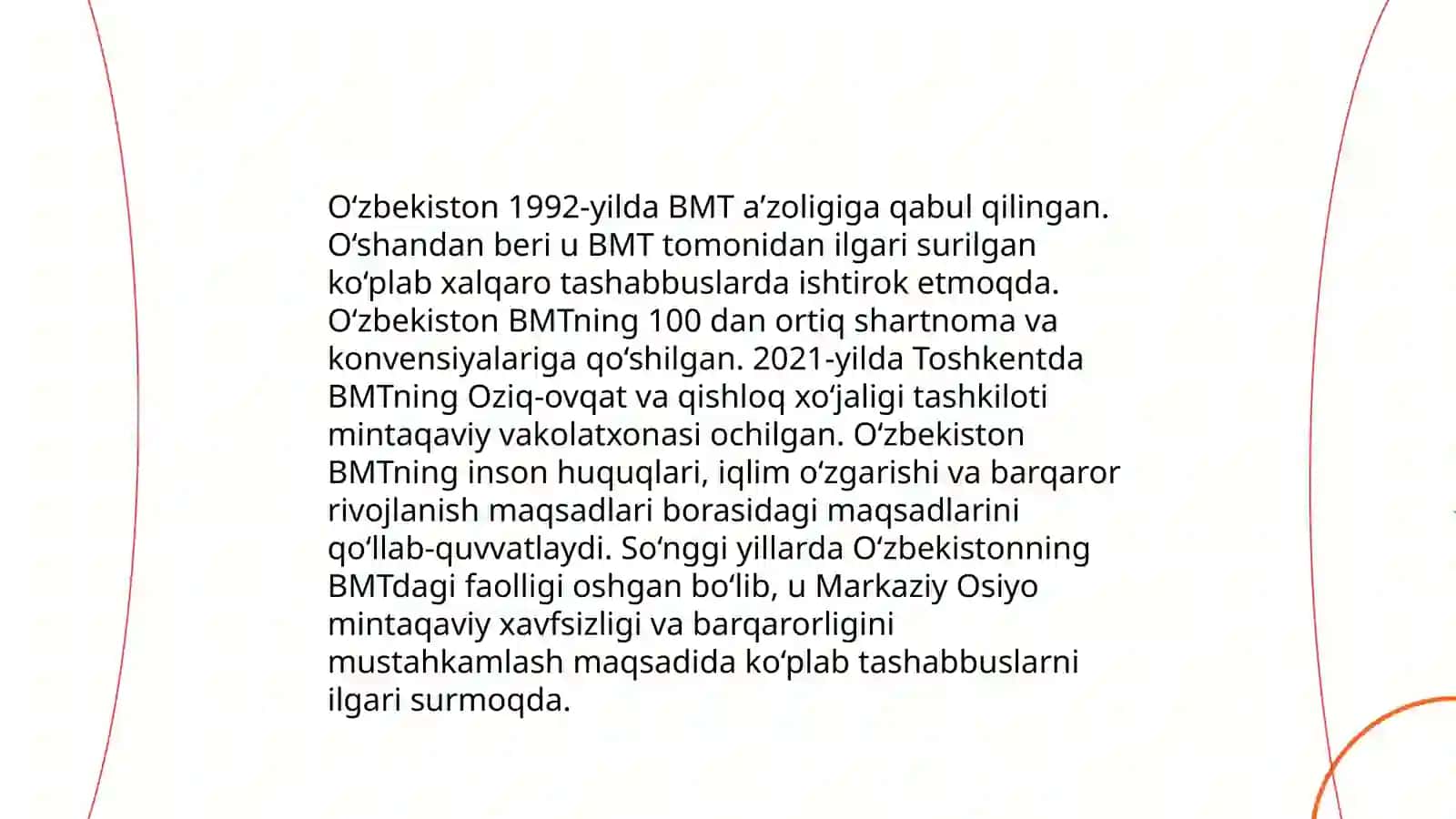 O'zbekiston va BMT hamkorligi 3