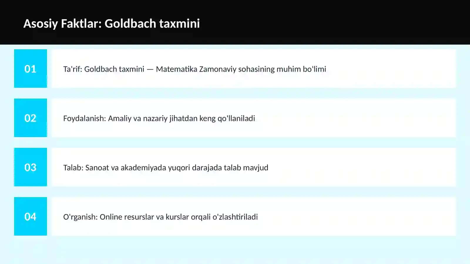 Goldbach taxmini 3