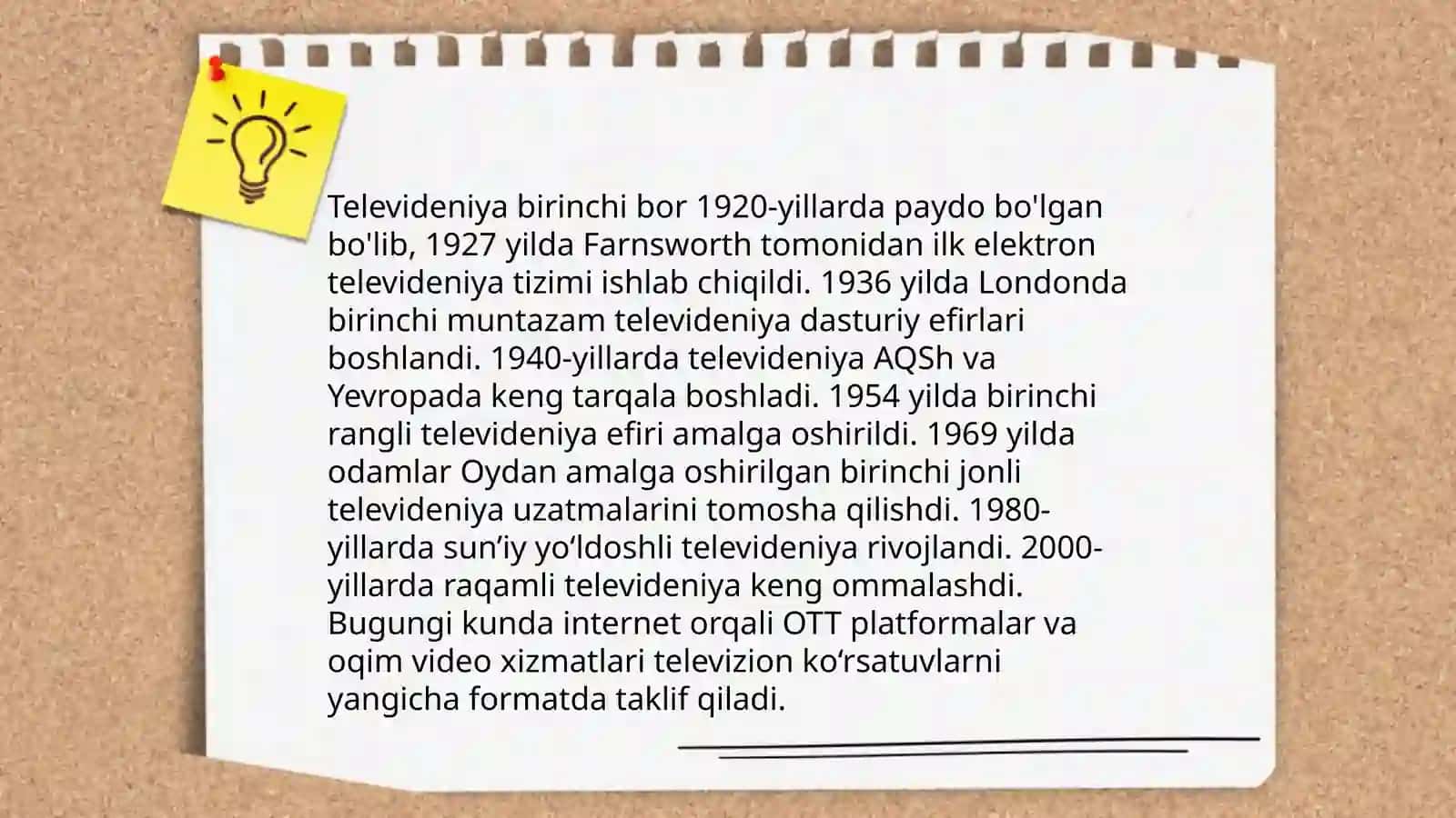 Televideniya tarixi va rivojlanishi 3