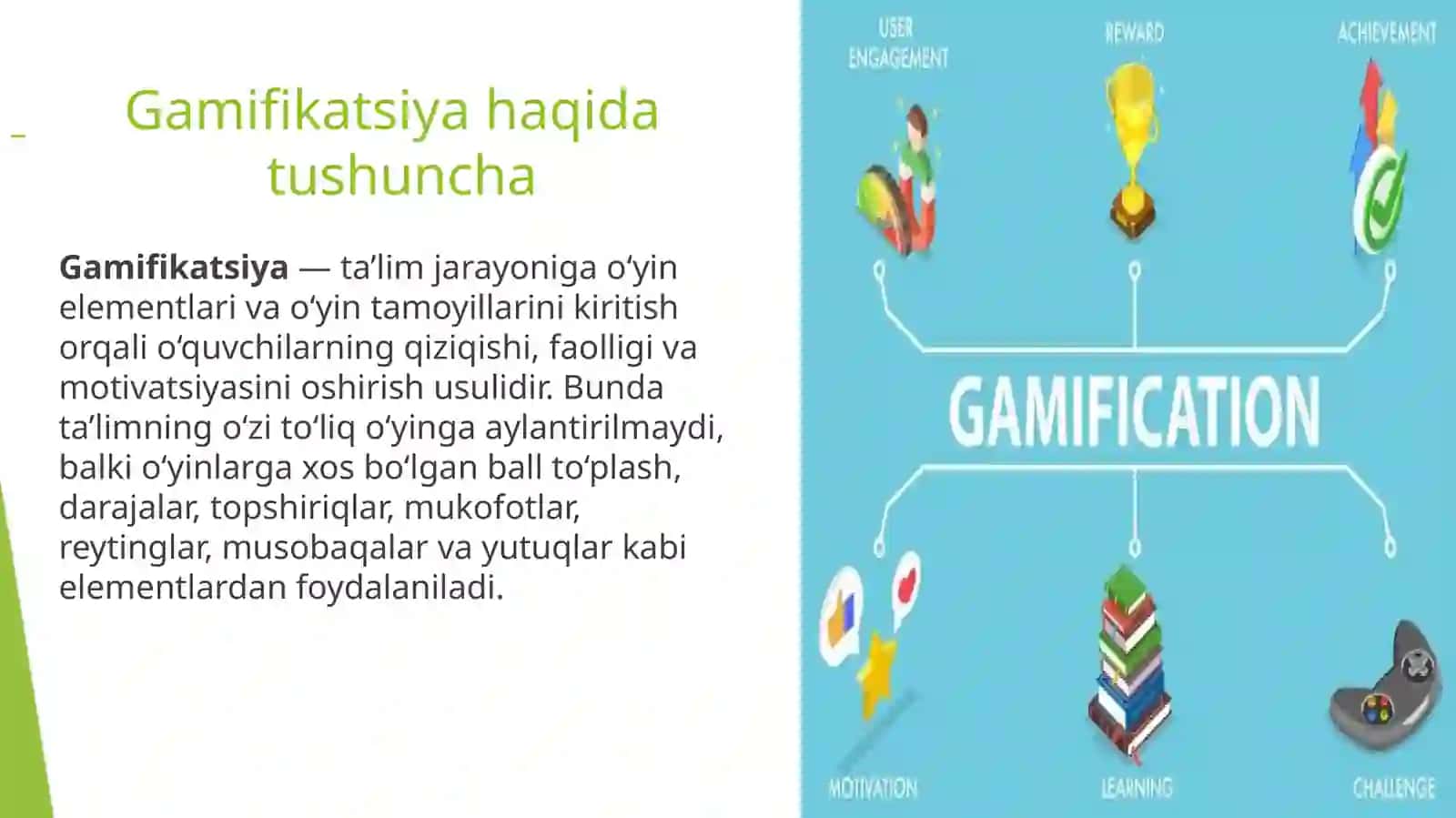 Gamifikatsiya— ta’limni o‘yinga aylantirish 3
