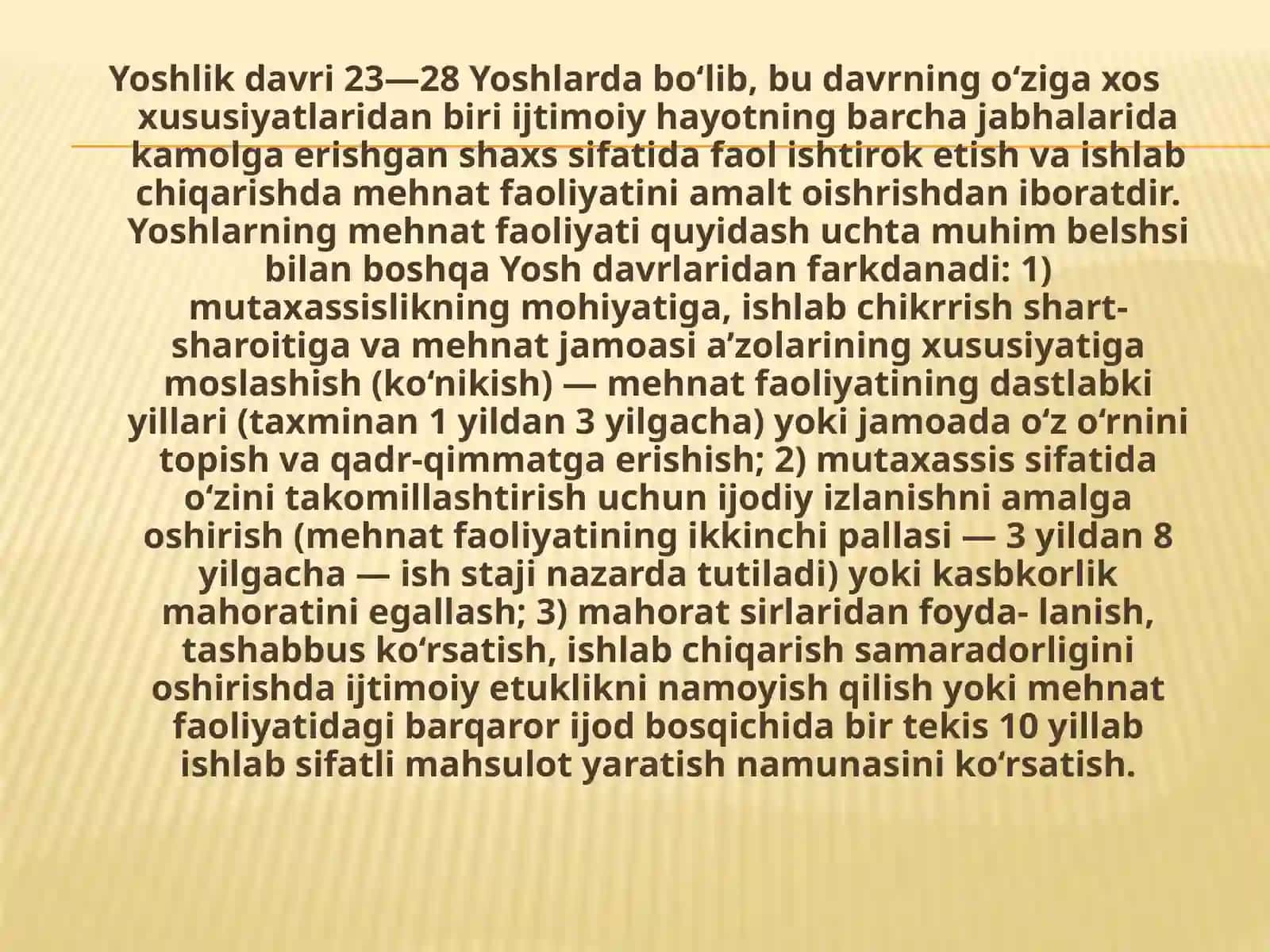 YOSHLIK, YETUKLIK VA KEKSALIK DAVRI PSIXOLOGIK XUSUSIYATLARI 3