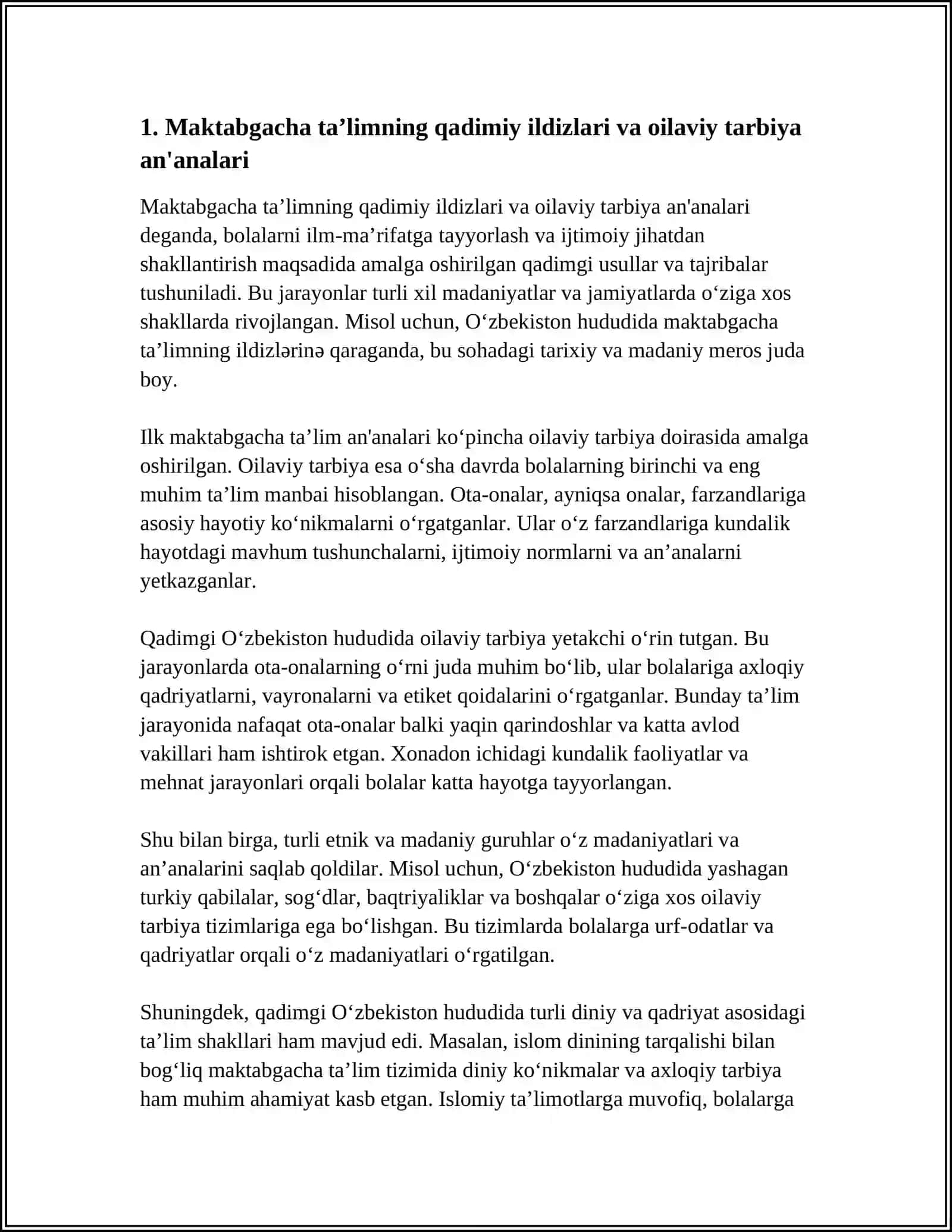 MAKTABGACHA TA’LIM TARIXI 3