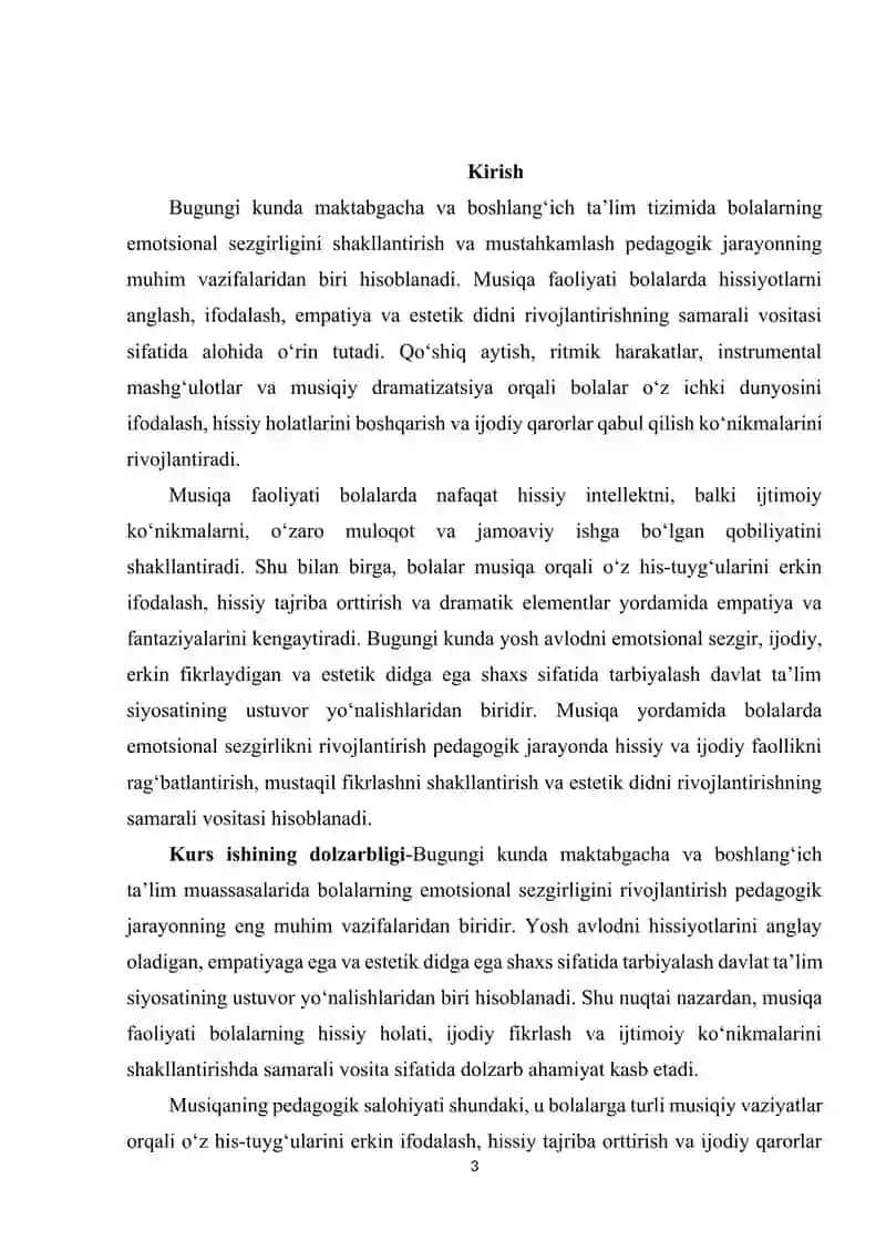 Musiqa yordamida bolalarda emotsional sezgirlikni oshirish 3