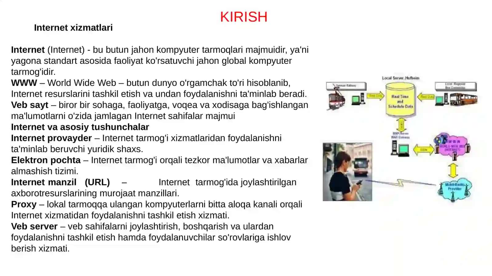 Internet ilovalarini ishlab chiqarish fani bo’yicha electron resurs uchun taqdimot materiallari 3