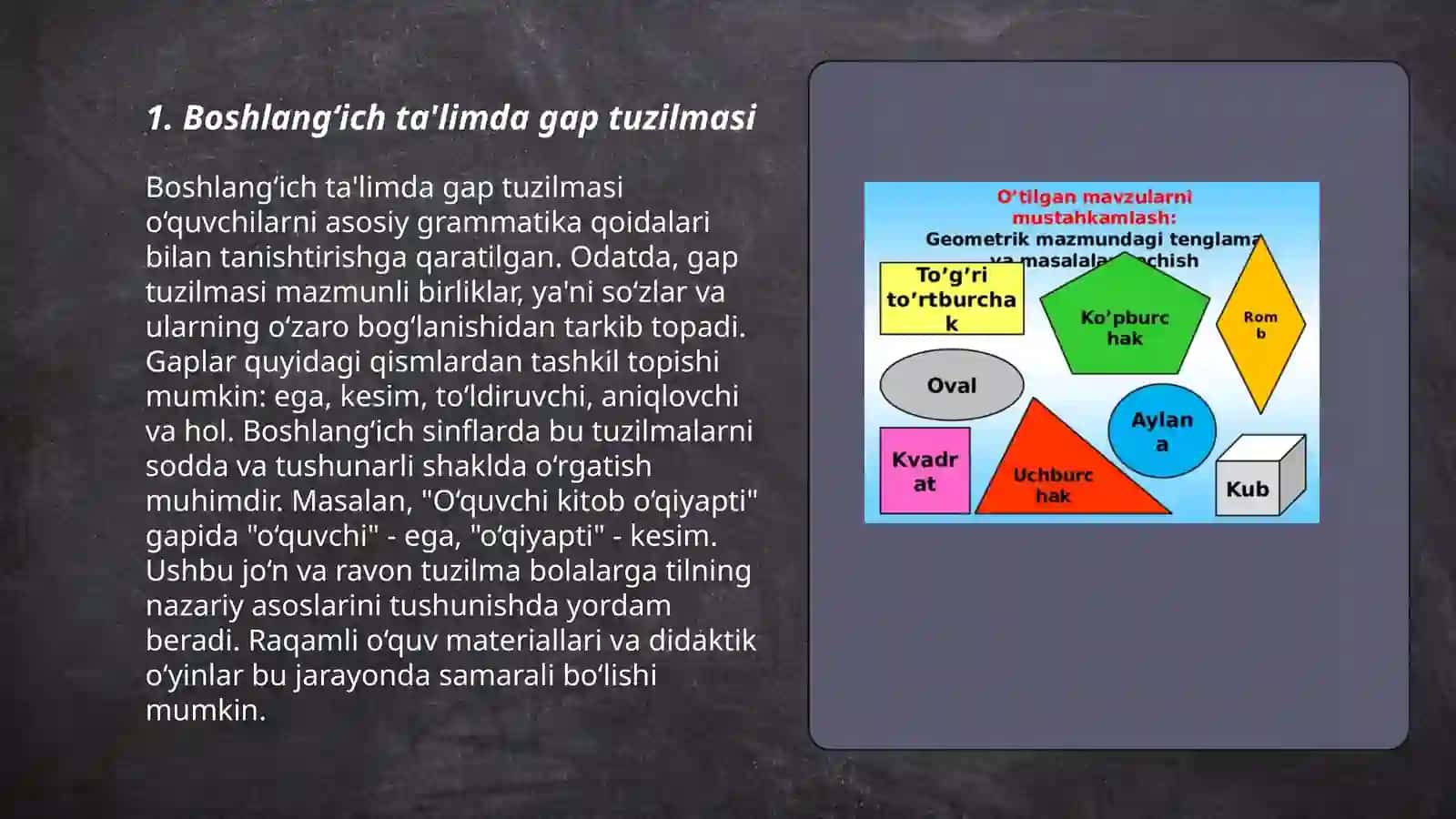 Boshlang‘ich ta'limda gap ustida ishlashdagi izchillik 3