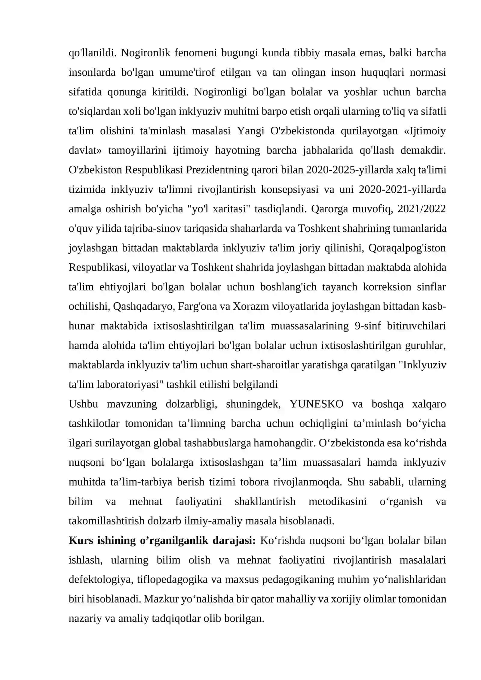 Kòrishda nuqsoni bòlgan bolalarda bilim va mehnat faoliyati usullarini shakllantirish 3