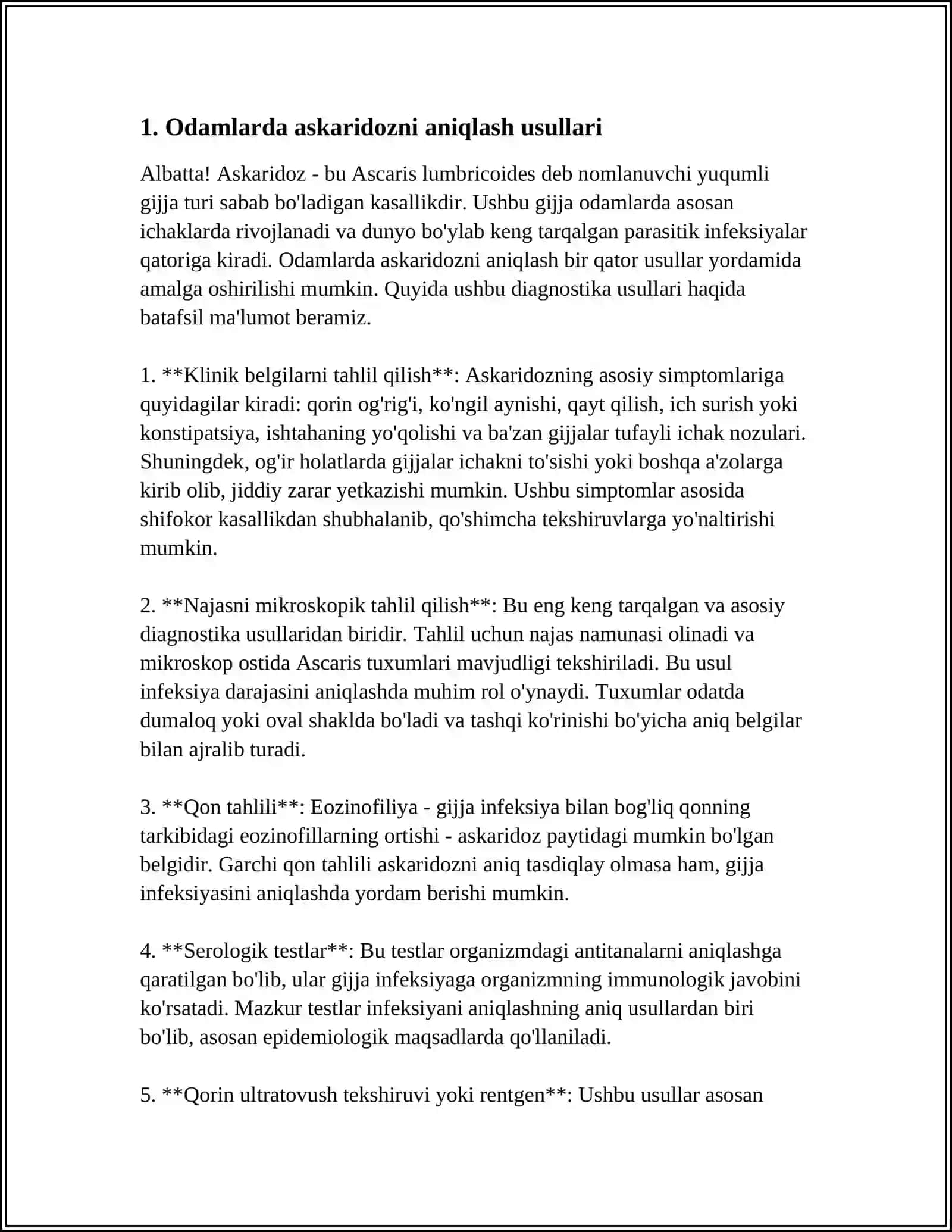 ODAM ASKARIDASI 3