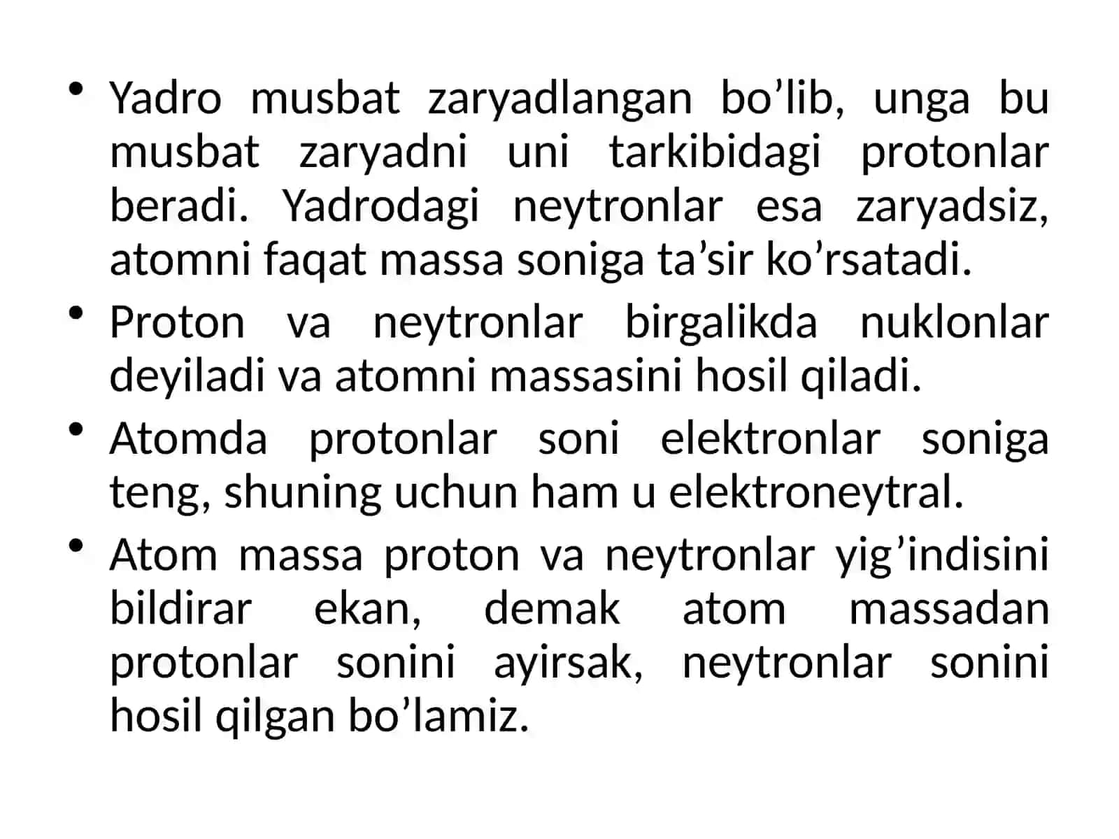 Atom-molekulyar ta'limot 3