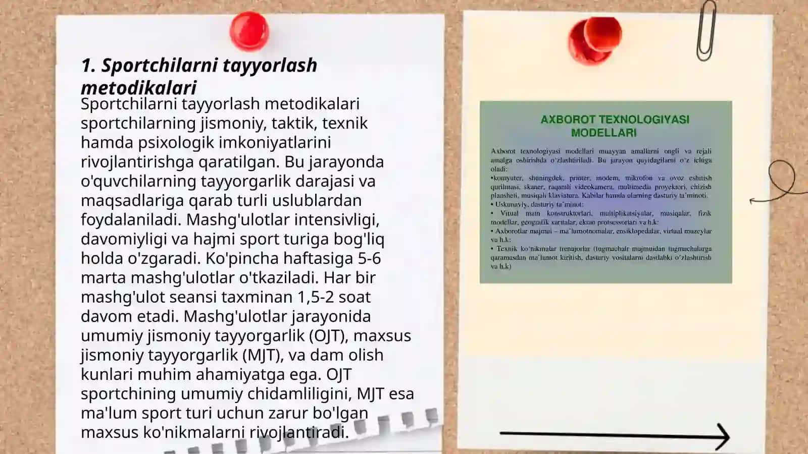Sportchilarni tayyorlash metodikalari 3