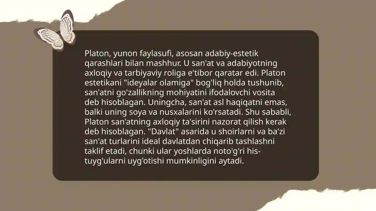 Platon, Aristotel, Forobiy, Inb Sinolarning adabiy-estetik qarashlari 3