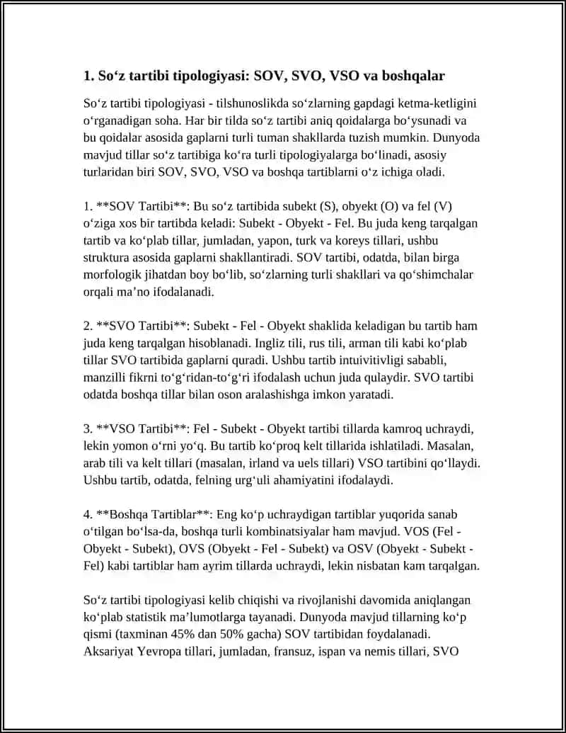TURLI TILLARDA SINTAKTIK TIPOLOGIYA 3