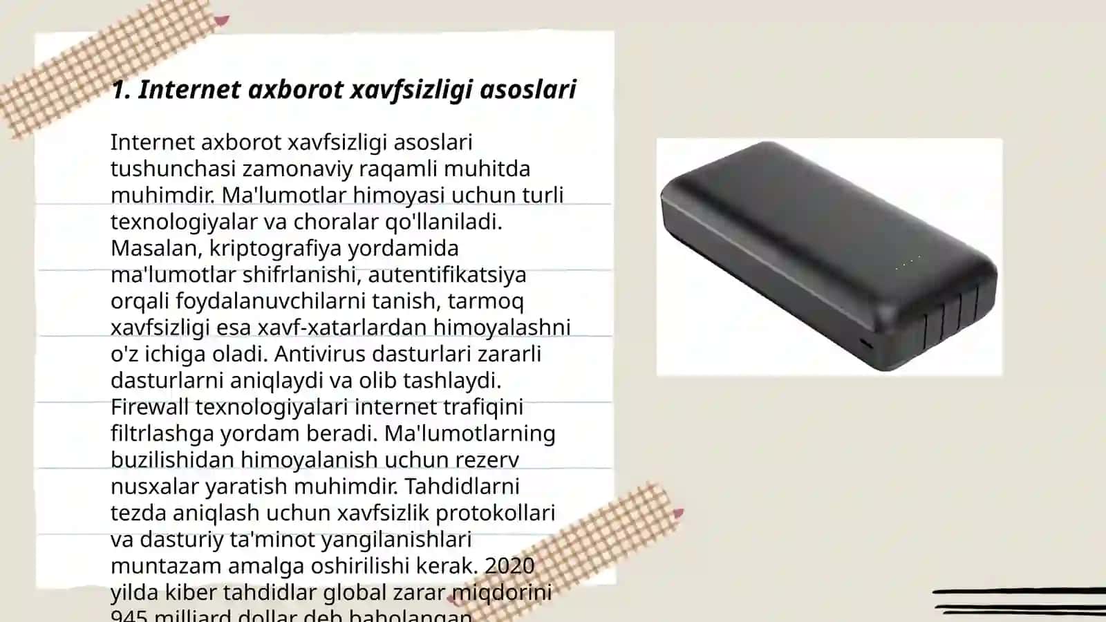 Internet axborot xavsizligi va uni himoyalash usullari 3