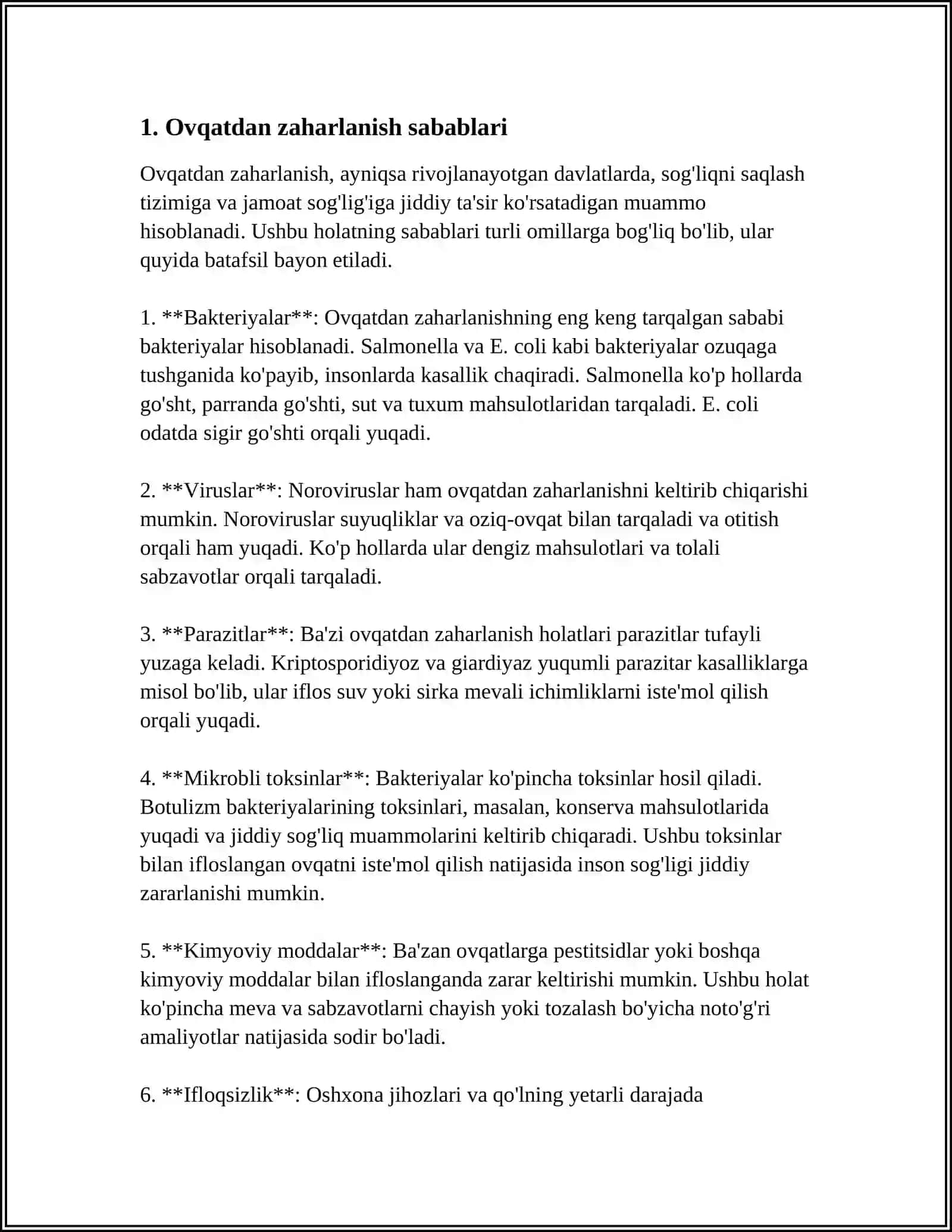 OVQATDAN ZAHARLANISH 3
