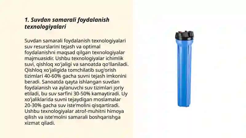 Suv resurslarini boshqarish 3