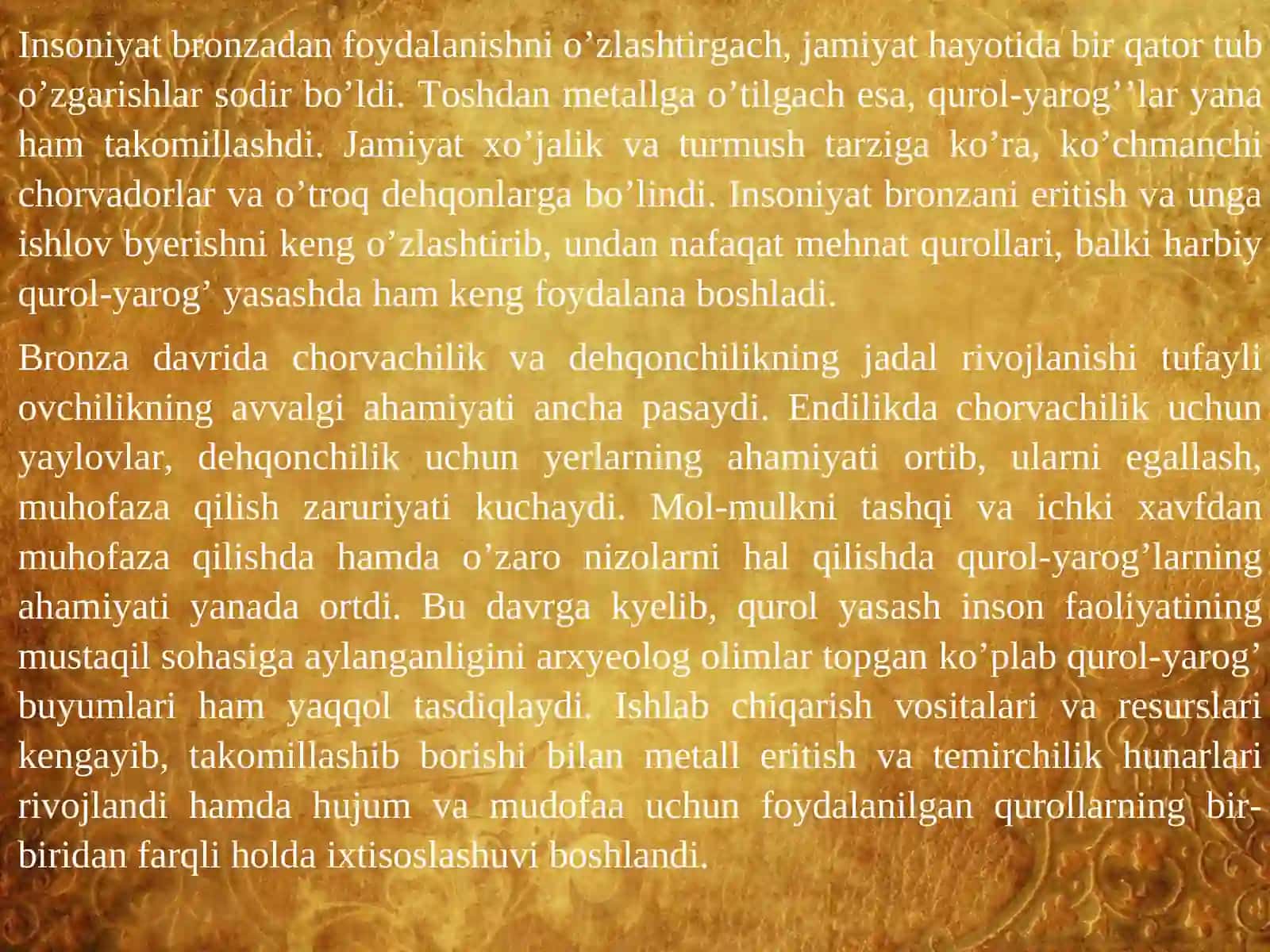 O’RTA OSIYODA HARBIY QO’SHINLAR T0’ZILISHINING IJTIMOIY-SIYOSIY ASOSLARI VA AHAMIYATI 3